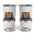 Roaring Cincinnati Tiger Football Tumbler Cup Game Day Fans Gift - Print Your Wear