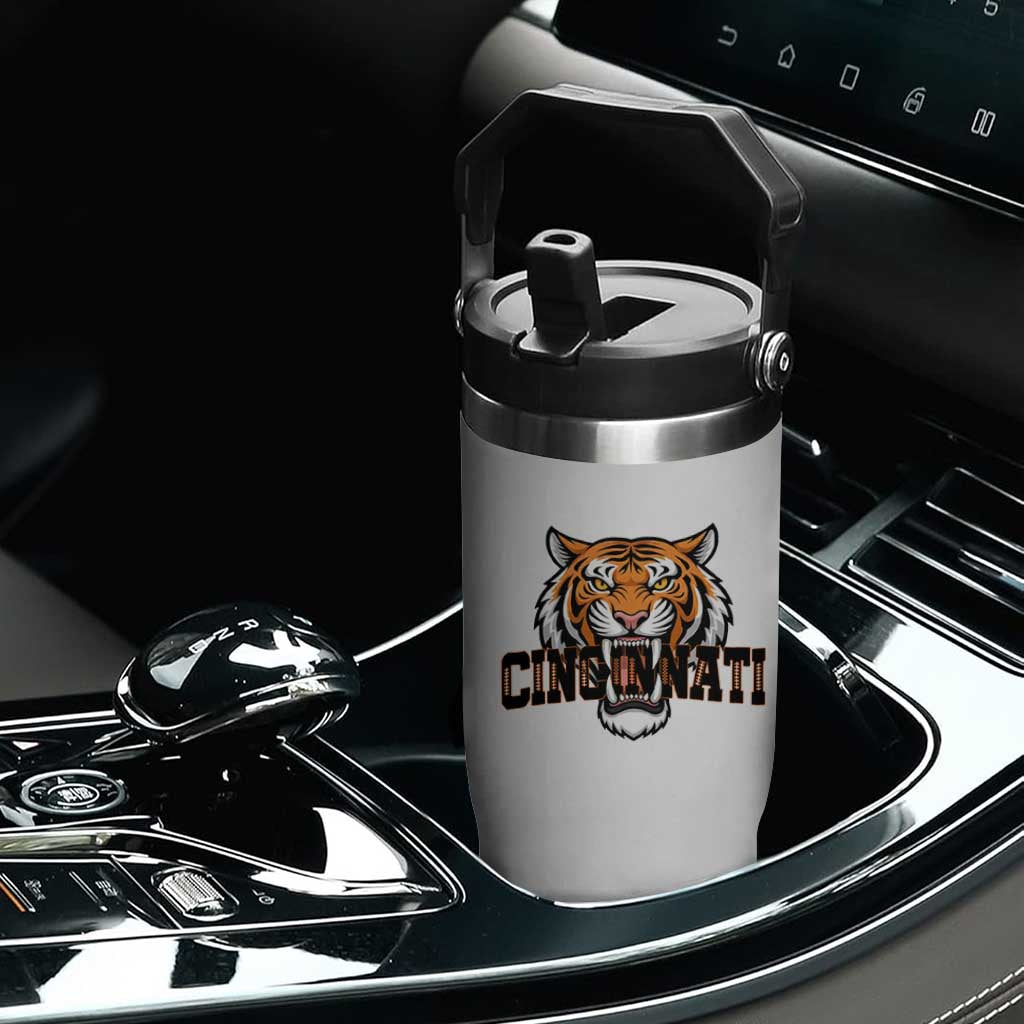 Roaring CFBT Game Day Fans Gift Flip Straw Tumbler TS12 Print Your Wear