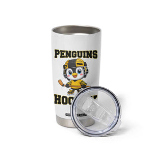 Funny Penguin Playing Ice Hockey Tumbler Cup Winter Sports Gift TS12 Print Your Wear