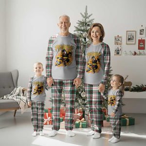 Penguin Playing Ice Hockey Plaid Pajama Set Funny Sports Fan Gift TS12 Christmas Plaid Print Your Wear