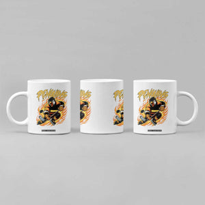 Penguin Playing Ice Hockey Coffee Mug Funny Sports Fan Gift TS12 Print Your Wear