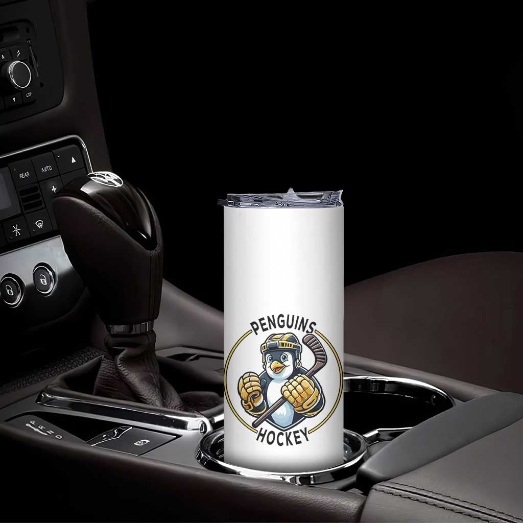 Funny Penguin Hockey Player Skinny Tumbler Gift For Animal Lovers TS12 Print Your Wear