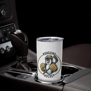 Funny Penguin Hockey Player Tumbler Cup Gift For Animal Lovers TS12 Print Your Wear