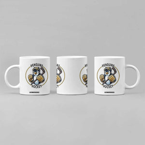 Funny Penguin Hockey Player Coffee Mug Gift For Animal Lovers TS12 Print Your Wear