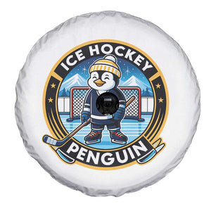 Funny Penguin Hockey Player Spare Tire Cover Sports Fan Gift TS12 Print Your Wear