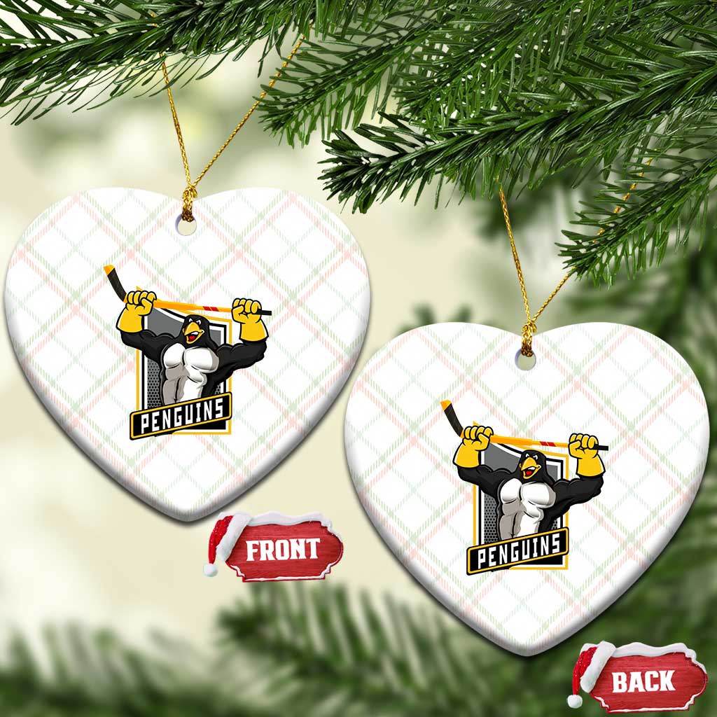 Funny Ice Hockey Player Gift Ceramic Ornament Penguin Power TS12 Print Your Wear