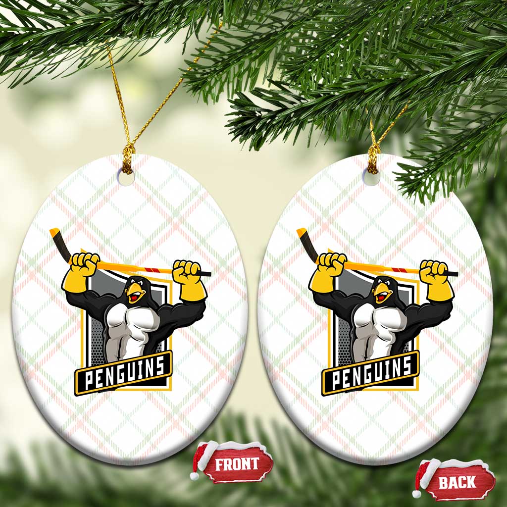 Funny Ice Hockey Player Gift Ceramic Ornament Penguin Power TS12 Print Your Wear