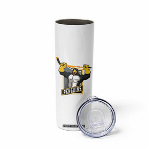 Funny Ice Hockey Player Gift Skinny Tumbler Penguin Power TS12 Print Your Wear