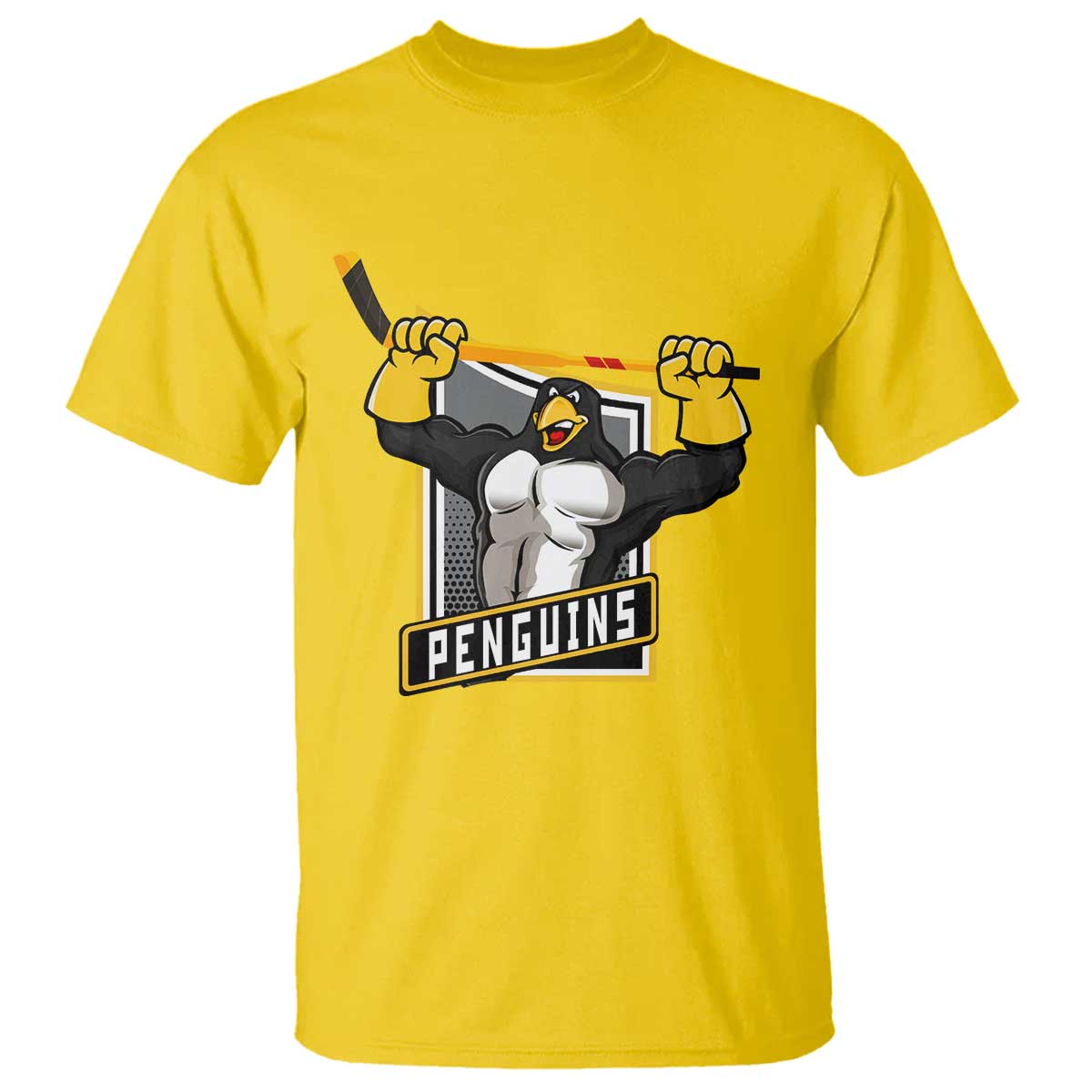 Funny Ice Hockey Player Gift T Shirt Penguin Power TS12 Daisy Print Your Wear
