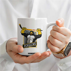 Funny Ice Hockey Player Gift Coffee Mug Penguin Power TS12 Print Your Wear