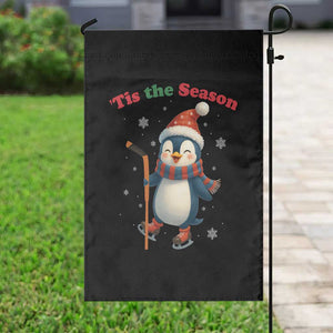 Cute Penguin Tis The Season Garden Flag Funny Christmas Gift For Holiday Fans TS12 Print Your Wear