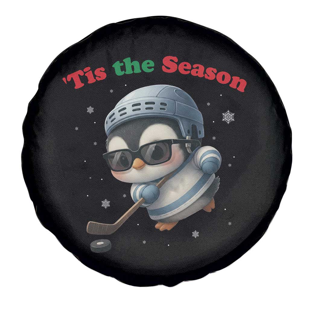 Penguin On Ice Tis The Season Spare Tire Cover Funny Christmas Gift TS12 Print Your Wear