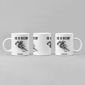 Funny Christian Ice Hockey Lover Gift Coffee Mug He Is Rizzin TS12 Print Your Wear