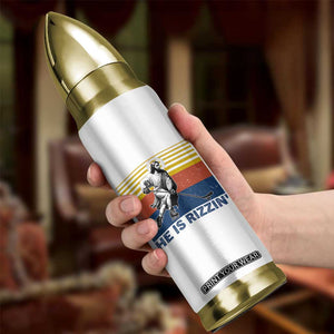 He Is Rizzin Bullet Tumbler Christian Hockey Retro Funny Gift For Believers TS12 Print Your Wear