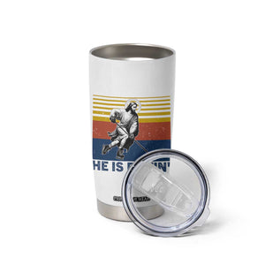 He Is Rizzin Tumbler Cup Christian Hockey Retro Funny Gift For Believers TS12 Print Your Wear