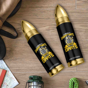 Never Underestimate An Old Man Plays Darts Bullet Tumbler Funny Dartist Grim Reaper Gift TS12 Print Your Wear