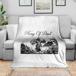 Greek Mythology Poseidon Dartist Throw Blanket King Of Dart Thrower TS12 Print Your Wear