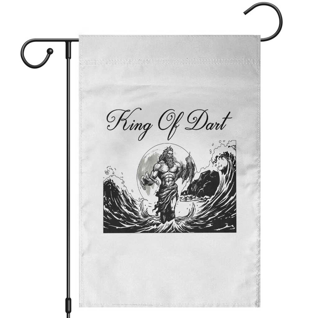 Greek Mythology Poseidon Dartist Garden Flag King Of Dart Thrower TS12 White Print Your Wear