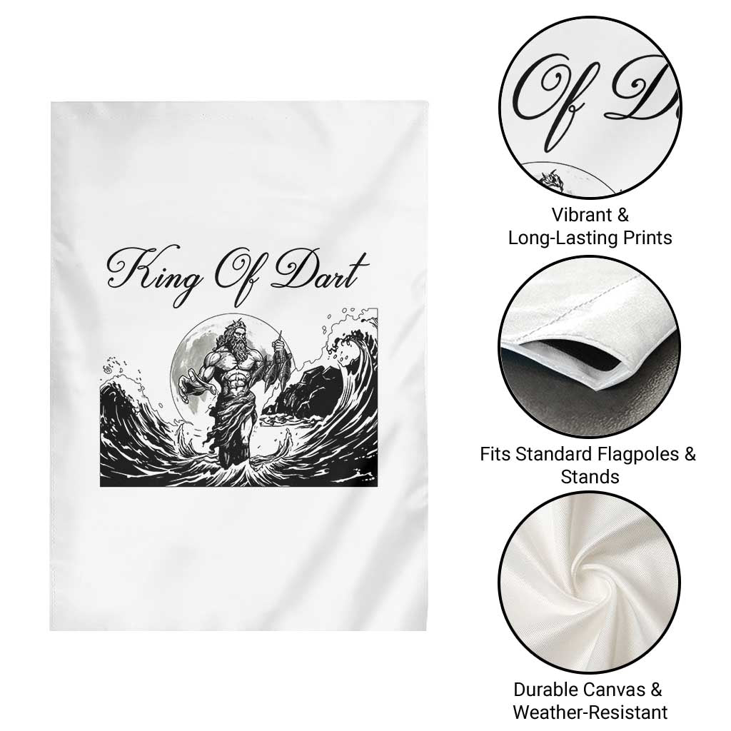 Greek Mythology Poseidon Dartist Garden Flag King Of Dart Thrower TS12 Print Your Wear
