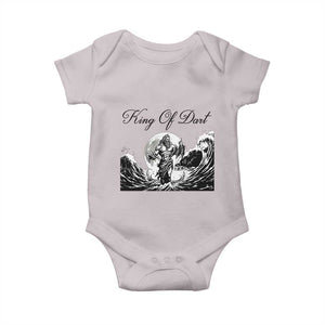 Greek Mythology Poseidon Dartist Baby Onesie King Of Dart Thrower TS12 Ice Gray Print Your Wear