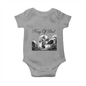 Greek Mythology Poseidon Dartist Baby Onesie King Of Dart Thrower TS12 Sport Gray Print Your Wear