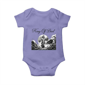 Greek Mythology Poseidon Dartist Baby Onesie King Of Dart Thrower TS12 Violet Print Your Wear
