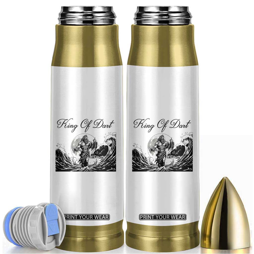 Greek Mythology Poseidon Dartist Bullet Tumbler King Of Dart Thrower TS12 White Print Your Wear