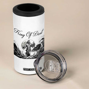 Greek Mythology Poseidon Dartist 4 in 1 Can Cooler Tumbler King Of Dart Thrower TS12 Print Your Wear