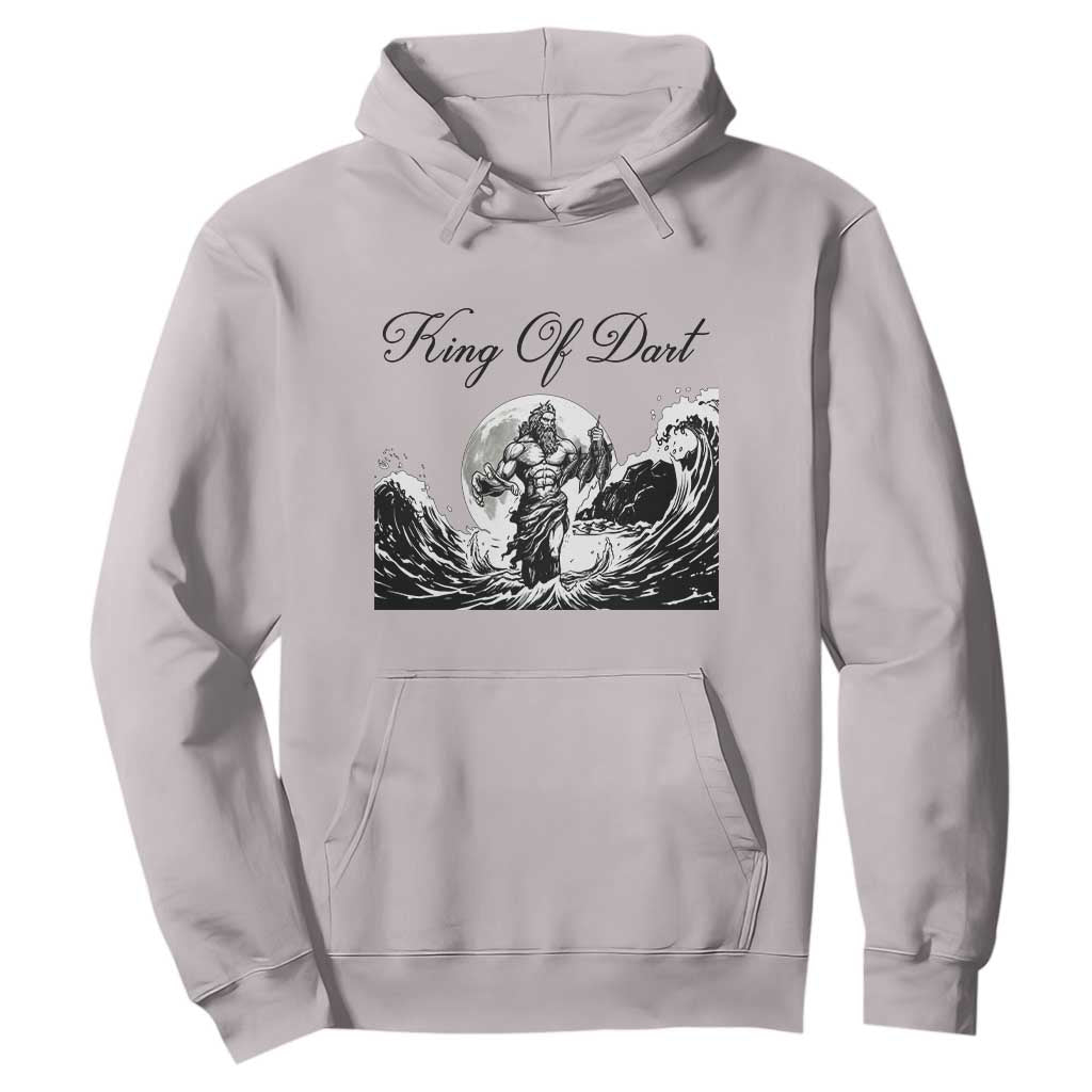 Greek Mythology Poseidon Dartist Hoodie King Of Dart Thrower TS12 Ice Gray Print Your Wear