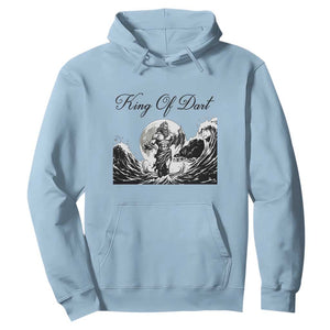 Greek Mythology Poseidon Dartist Hoodie King Of Dart Thrower TS12 Light Blue Print Your Wear