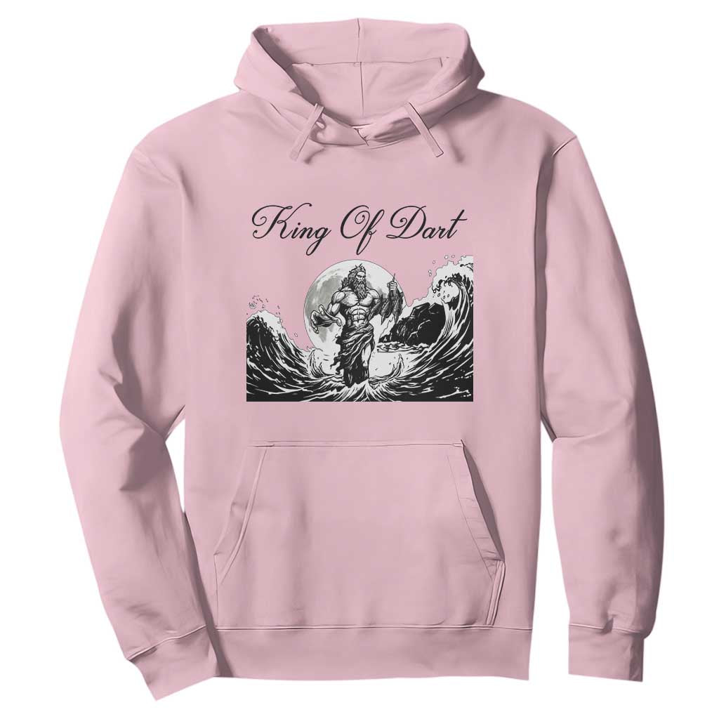 Greek Mythology Poseidon Dartist Hoodie King Of Dart Thrower TS12 Light Pink Print Your Wear