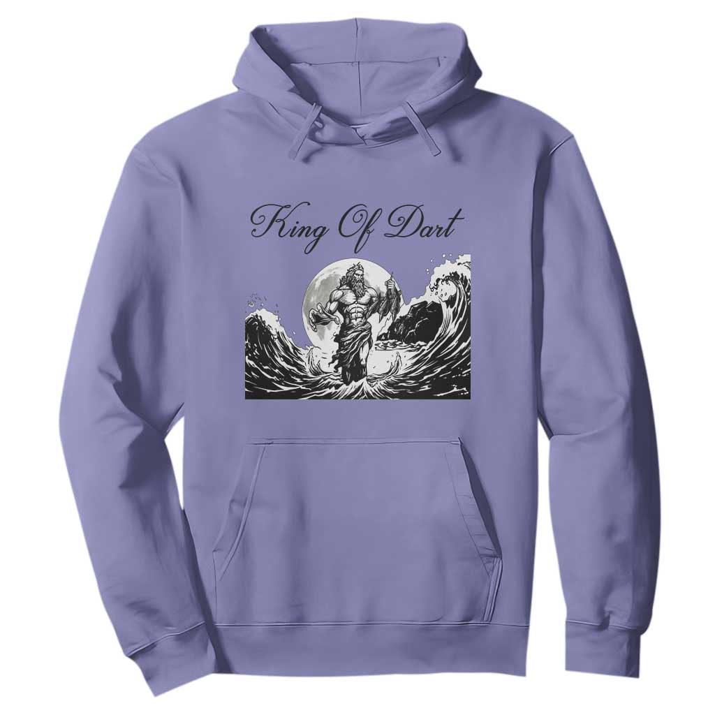 Greek Mythology Poseidon Dartist Hoodie King Of Dart Thrower TS12 Violet Print Your Wear