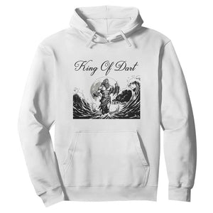 Greek Mythology Poseidon Dartist Hoodie King Of Dart Thrower TS12 White Print Your Wear