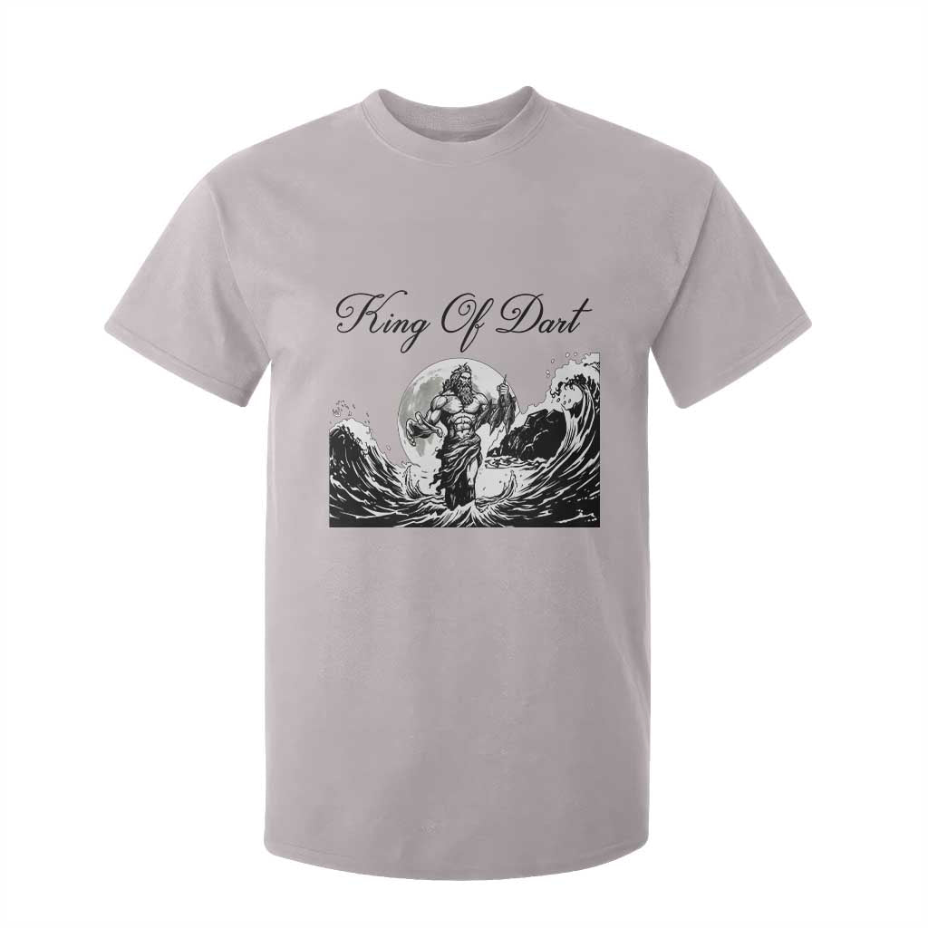 Greek Mythology Poseidon Dartist T Shirt For Kid King Of Dart Thrower TS12 Ice Gray Print Your Wear