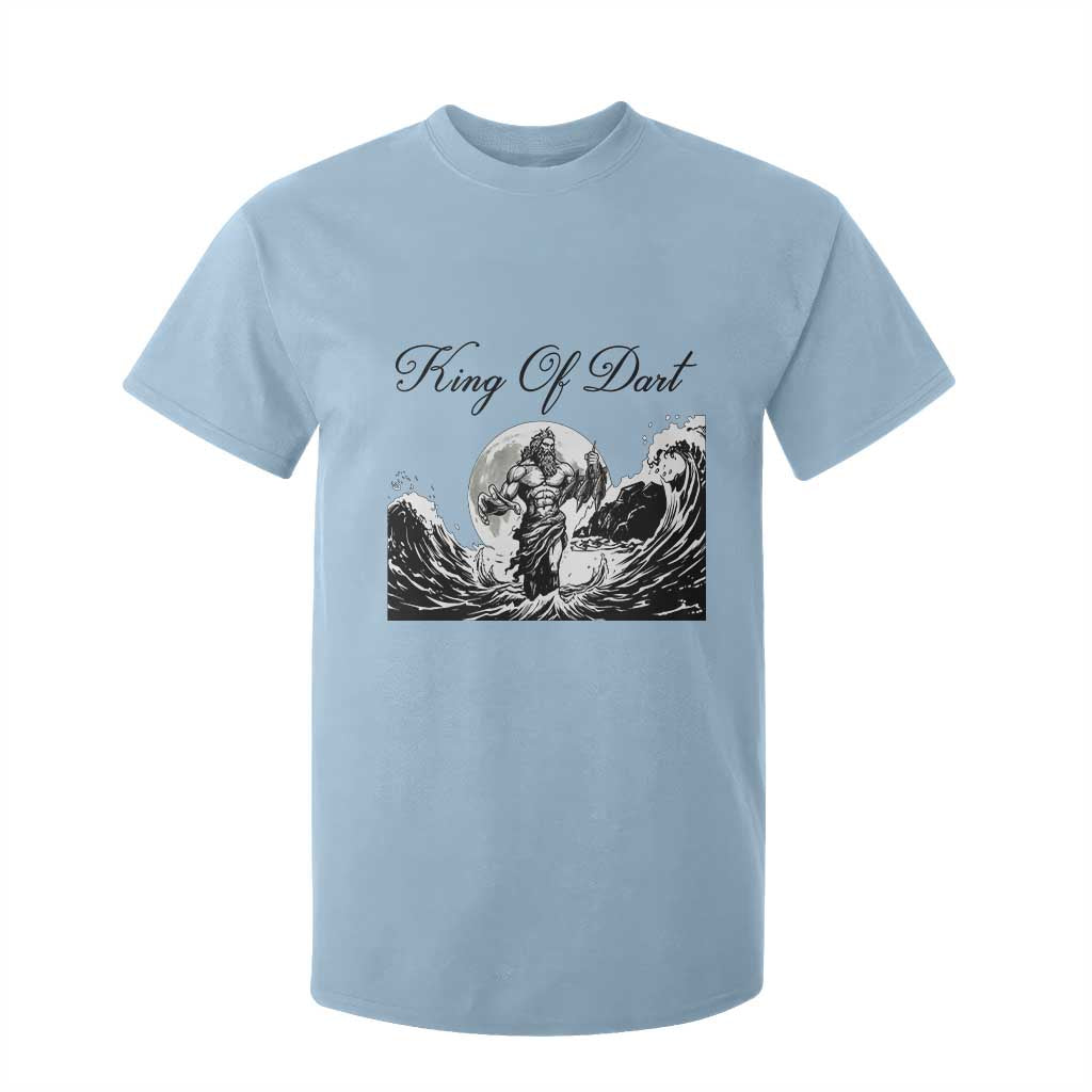 Greek Mythology Poseidon Dartist T Shirt For Kid King Of Dart Thrower TS12 Light Blue Print Your Wear