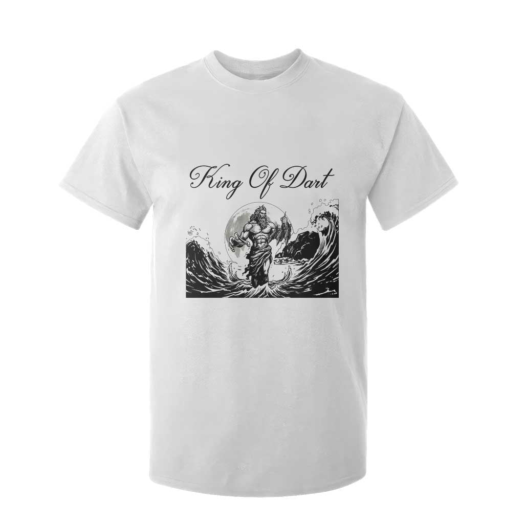 Greek Mythology Poseidon Dartist T Shirt For Kid King Of Dart Thrower TS12 White Print Your Wear