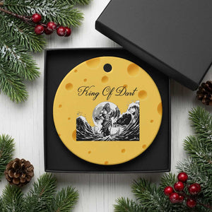 Greek Mythology Poseidon Dartist Ceramic Ornament King Of Dart Thrower TS12 1pc Yellow Cheese Print Your Wear