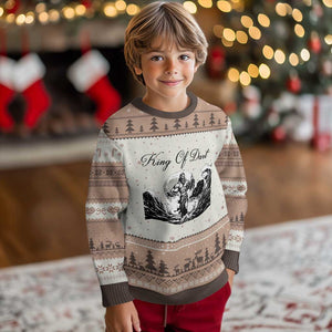 Greek Mythology Poseidon Dartist Ugly Christmas Sweater King Of Dart Thrower TS12 Mocha Mousse Print Your Wear