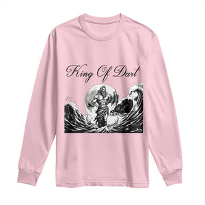 Greek Mythology Poseidon Dartist Long Sleeve Shirt King Of Dart Thrower TS12 Light Pink Print Your Wear