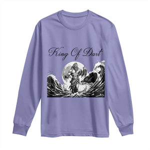 Greek Mythology Poseidon Dartist Long Sleeve Shirt King Of Dart Thrower TS12 Violet Print Your Wear