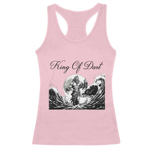 Greek Mythology Poseidon Dartist Racerback Tank Top King Of Dart Thrower TS12 Light Pink Print Your Wear