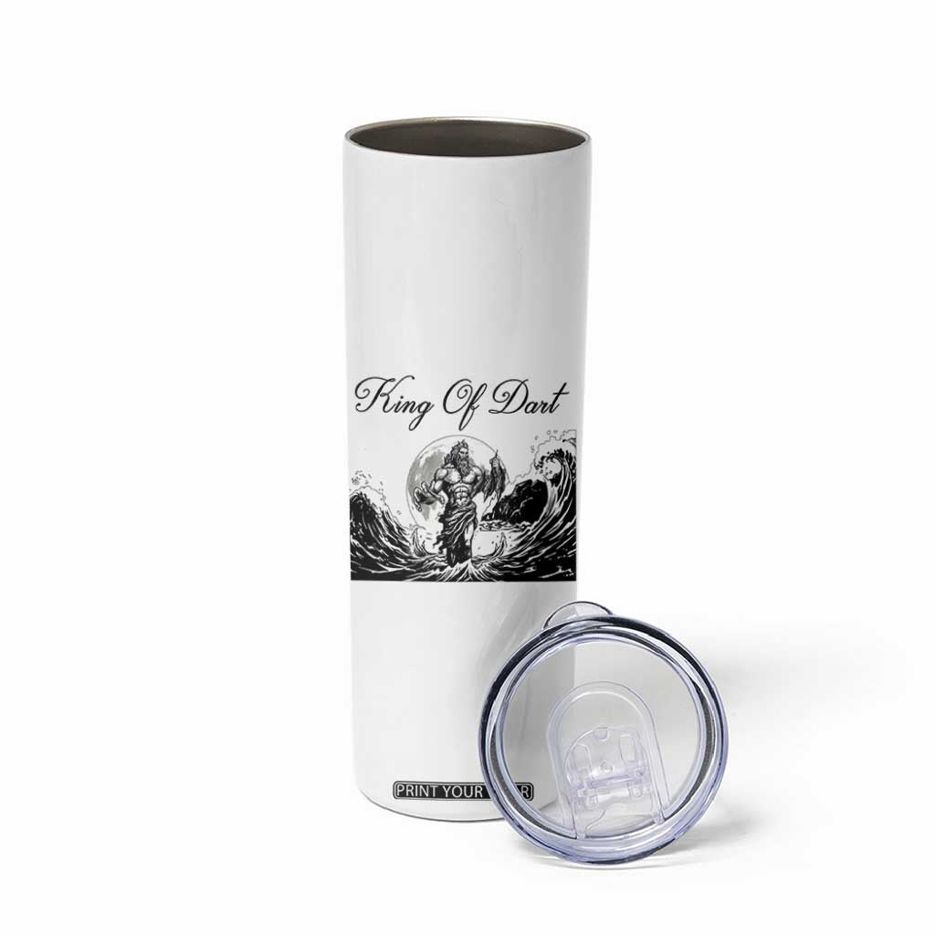 Greek Mythology Poseidon Dartist Skinny Tumbler King Of Dart Thrower TS12 Print Your Wear