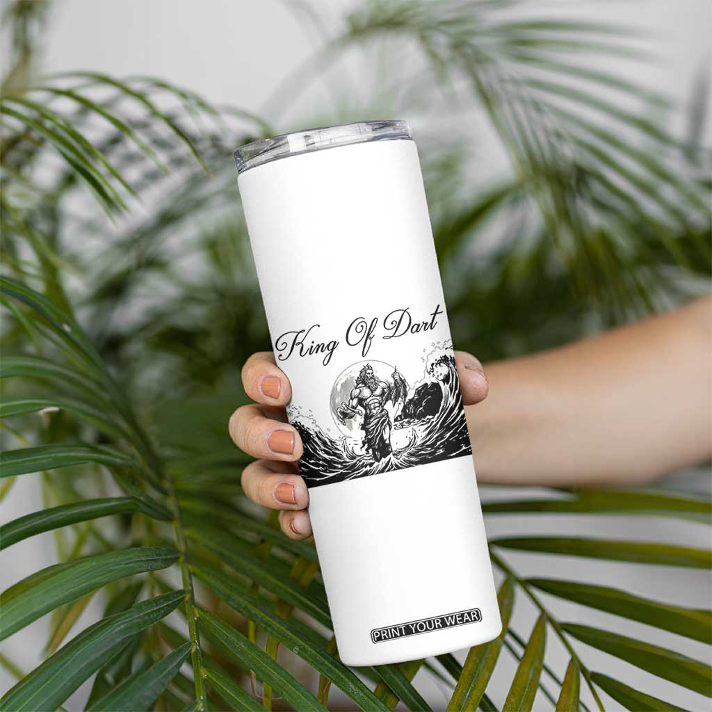 Greek Mythology Poseidon Dartist Skinny Tumbler King Of Dart Thrower TS12 Print Your Wear