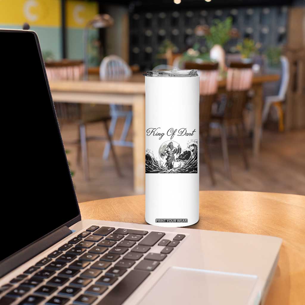 Greek Mythology Poseidon Dartist Skinny Tumbler King Of Dart Thrower TS12 Print Your Wear