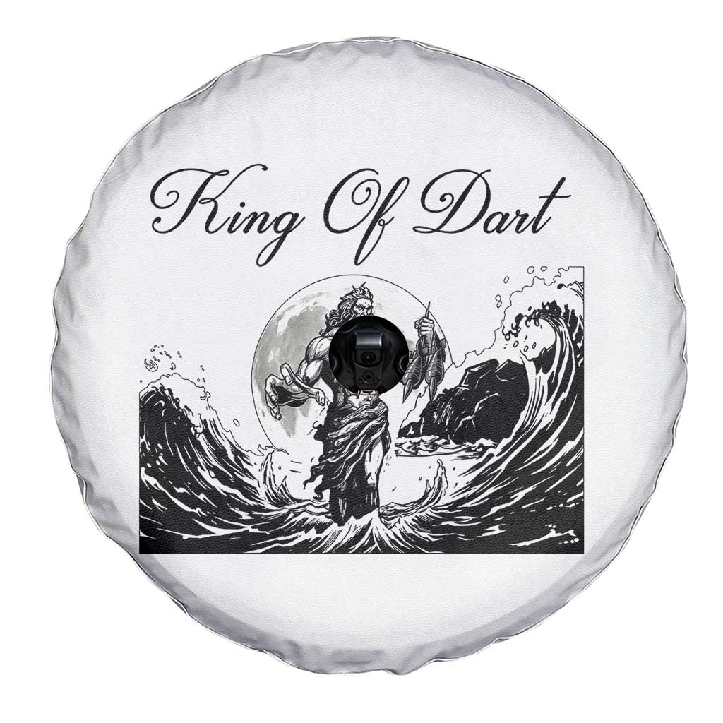 Greek Mythology Poseidon Dartist Spare Tire Cover King Of Dart Thrower TS12 Print Your Wear