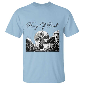 Greek Mythology Poseidon Dartist T Shirt King Of Dart Thrower TS12 Light Blue Print Your Wear