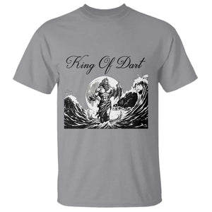 Greek Mythology Poseidon Dartist T Shirt King Of Dart Thrower TS12 Sport Gray Print Your Wear