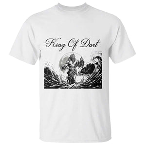 Greek Mythology Poseidon Dartist T Shirt King Of Dart Thrower TS12 White Print Your Wear