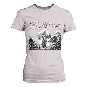 Greek Mythology Poseidon Dartist T Shirt For Women King Of Dart Thrower TS12 Ice Gray Print Your Wear