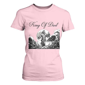 Greek Mythology Poseidon Dartist T Shirt For Women King Of Dart Thrower TS12 Light Pink Print Your Wear